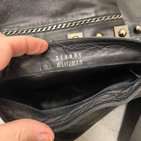 Stuart Weitzman embellished pull up boots - Picture 8 of 16